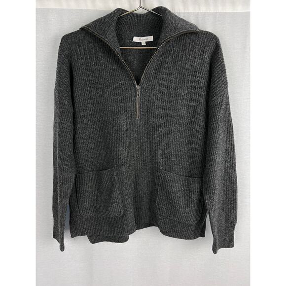 Madewell Sweaters - Madewell Sweater Glenbrook Half Zip Pullover English Countryside Cozy Autumn